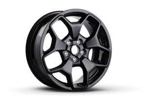 Ford Mustang Mach 1 Wheels - Ford Racing - Cast Aluminum, 17 in. x 7 in., 37.5mm Offset, Includes TPMS Sensor/Bronco Center Caps - Gloss Black - 2021 Ford Mustang Mach 1 Wheels - Ford Racing - Cast Aluminum, 17 in. x 7 in., 37.5mm Offset, Includes TPMS Sensor/Bronco Center Caps - Gloss Black - 2021